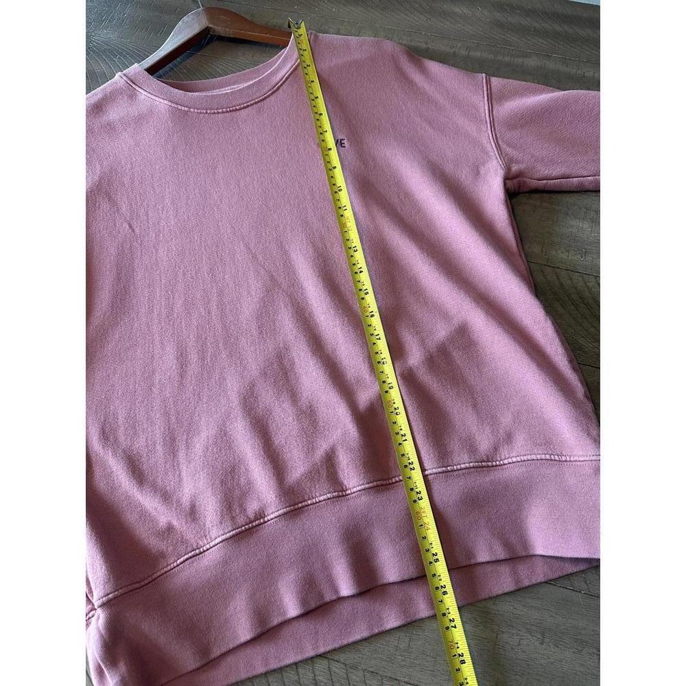 Sundry for Evereve Mauve “Love” Crew Neck Pullover w/ Side Zipper size XS/S (0)​ - Picture 10 of 11